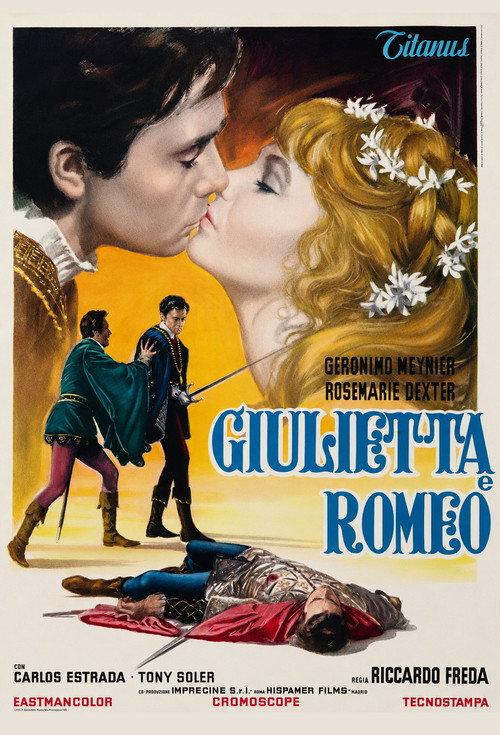 Romeo e Giulietta 1964 official movie poster