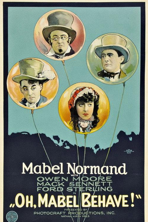 Oh, Mabel Behave 1922 official movie poster
