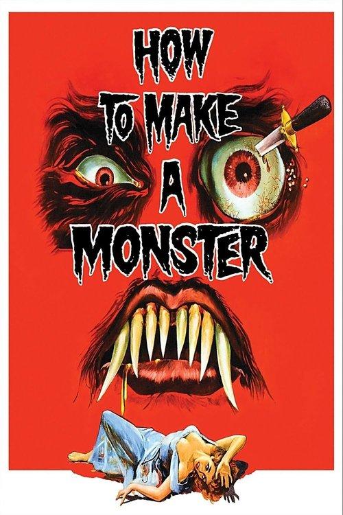 How to Make a Monster 1958 official movie poster