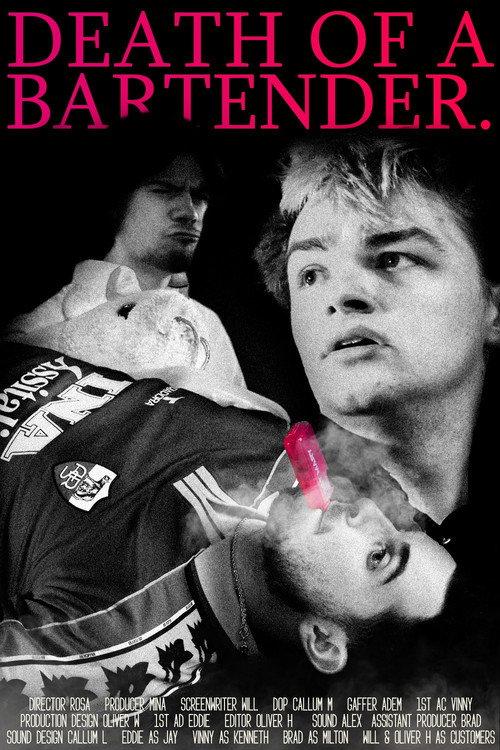 Death of a Bartender 2026 official movie poster
