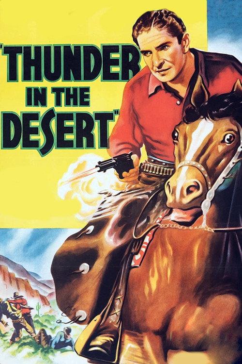 Thunder in the Desert 1938 official movie poster