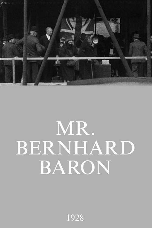 Mr. Bernhard Baron 1928 official movie poster