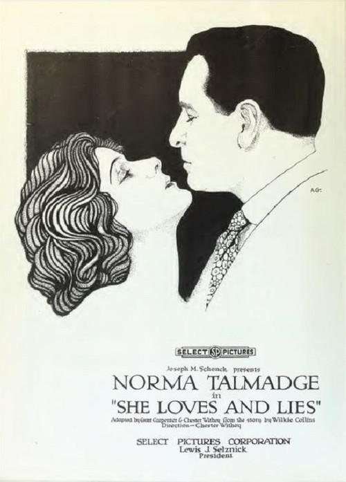 She Loves and Lies 1920 official movie poster