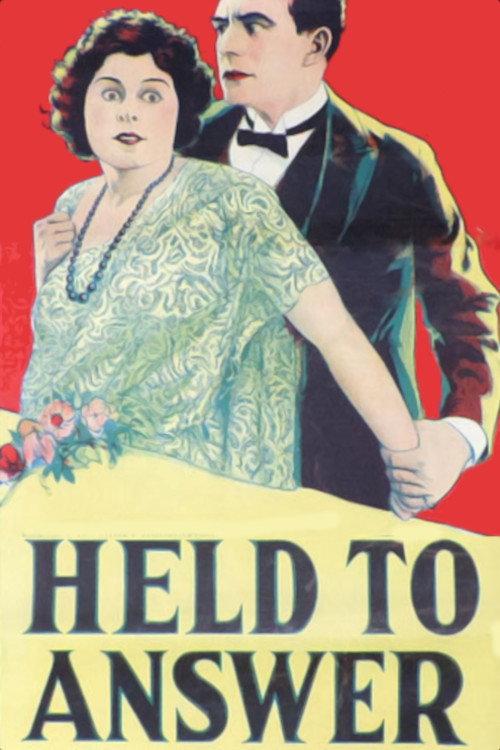 Held to Answer 1923 official movie poster