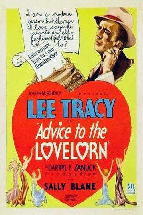 Advice to the Lovelorn 1933 official movie poster