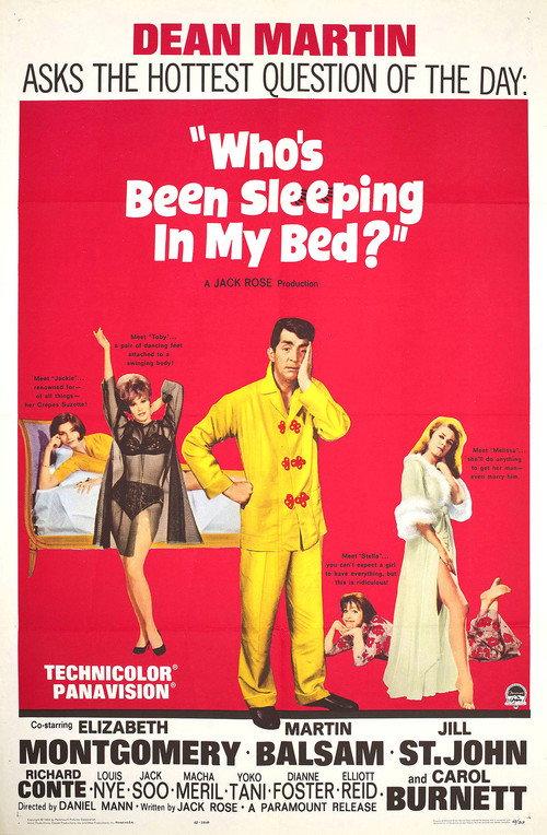 Who's Been Sleeping in My Bed? 1963 official movie poster