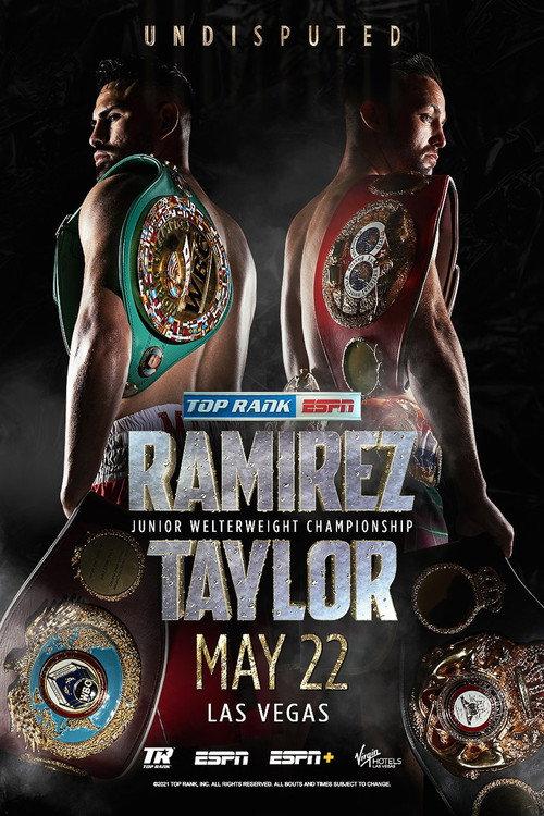 Jose Ramirez vs. Josh Taylor 2021 official movie poster