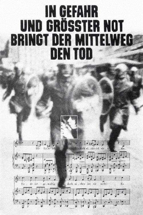 In Danger and Dire Distress the Middle of the Road Leads to Death 1974 official movie poster