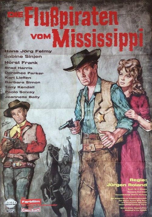 The Pirates of the Mississippi 1963 official movie poster