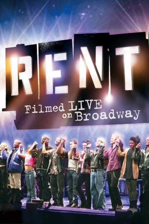 Rent: Filmed Live on Broadway 2008 official movie poster