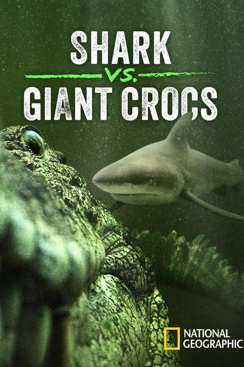 Shark vs. Giant Croc 2026 official movie poster