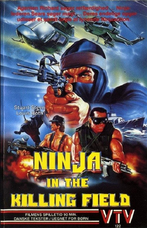 Ninja in the Killing Field 1987 official movie poster