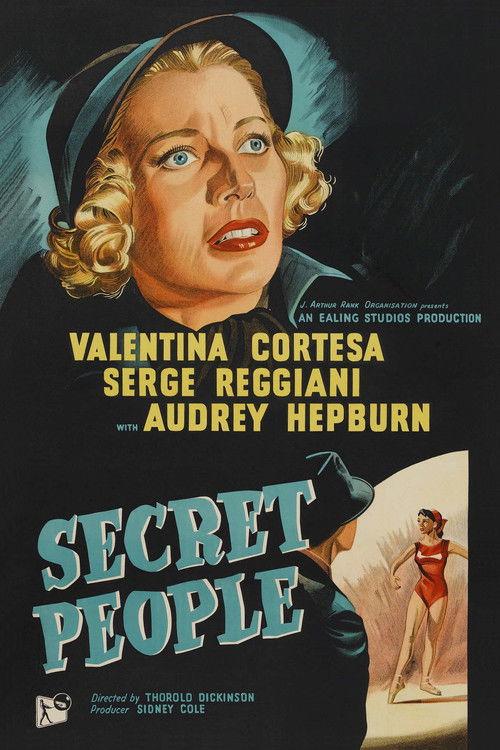 Secret People 1952 official movie poster