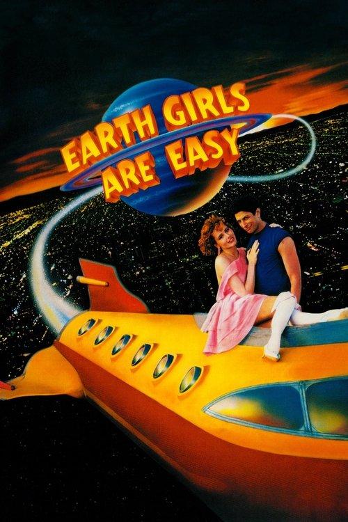 Earth Girls Are Easy 1988 official movie poster