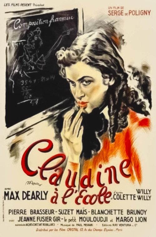 Claudine at School 1937 official movie poster