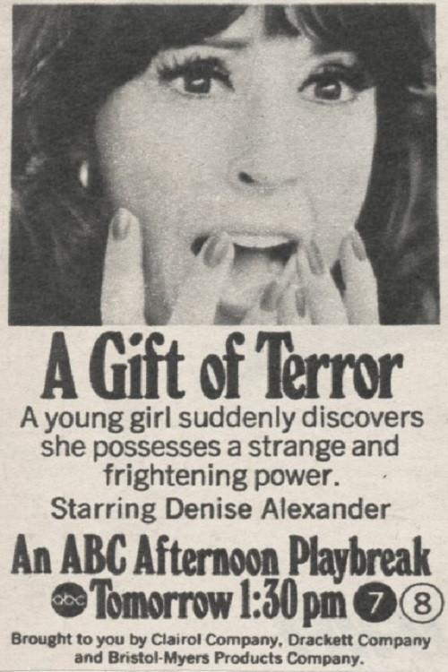 A Gift of Terror 1973 official movie poster