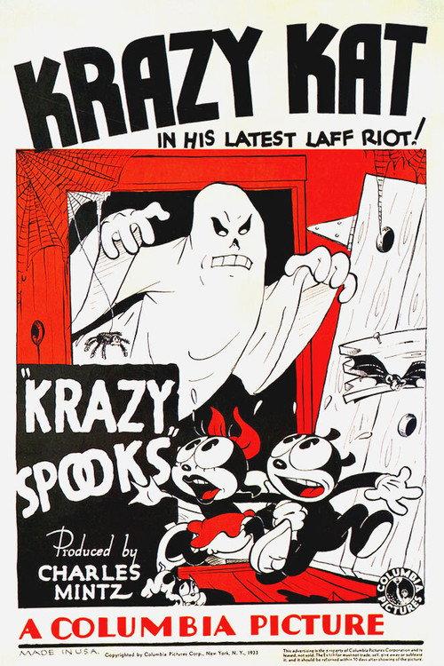 Krazy Spooks 1933 official movie poster