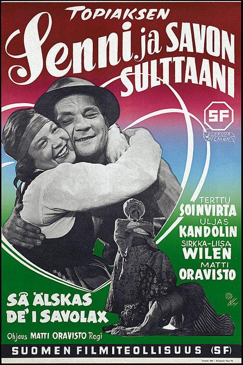 Senni ja Savon sulttaani 1953 official movie poster