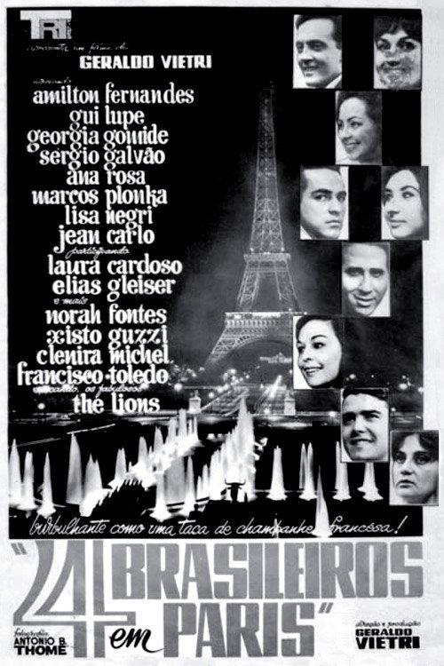 Quatro Brasileiros em Paris 1965 official movie poster
