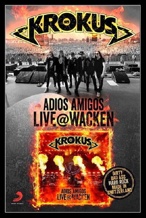 Krokus: Adios Amigos Live @ Wacken 2019 2021 official movie poster