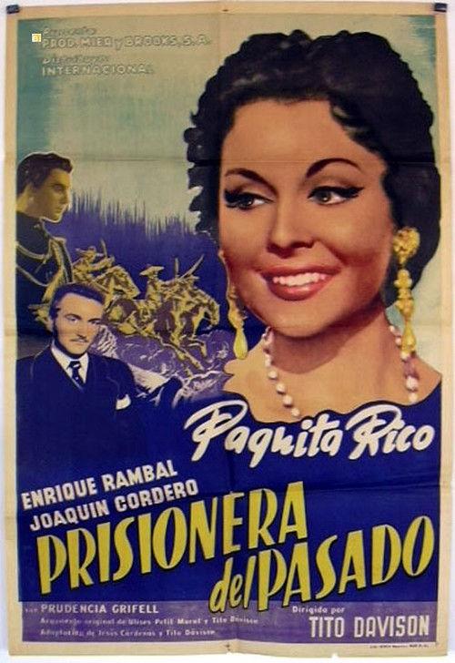 Prisionera del pasado 1954 official movie poster