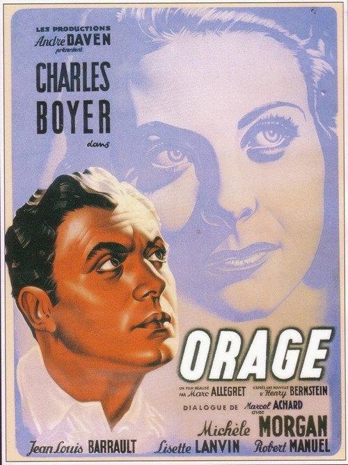 Orage 1938 official movie poster