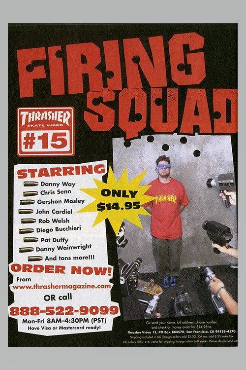 Thrasher - Firing Squad 2000 official movie poster