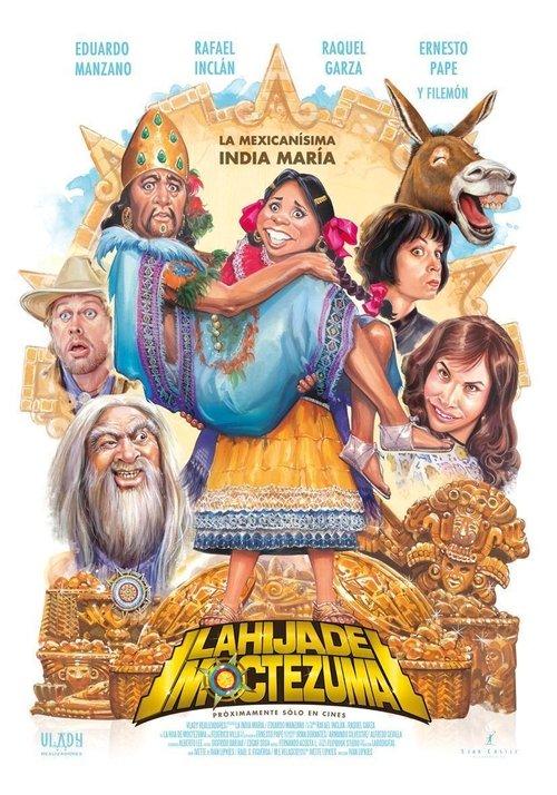 The daughter of Moctezuma 2013 official movie poster