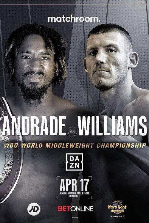 Demetrius Andrade vs. Liam Williams 2021 official movie poster