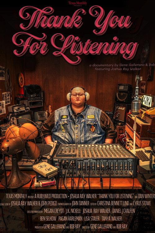 Thank You for Listening 2026 official movie poster