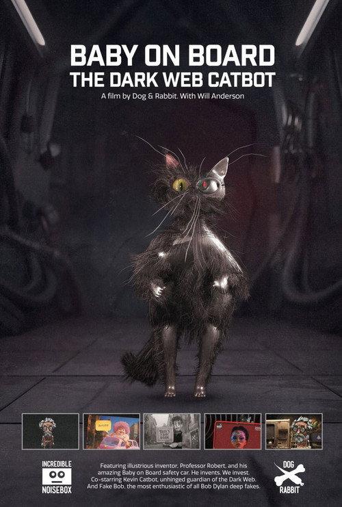 Baby on Board. The Dark Web Catbot 2024 official movie poster