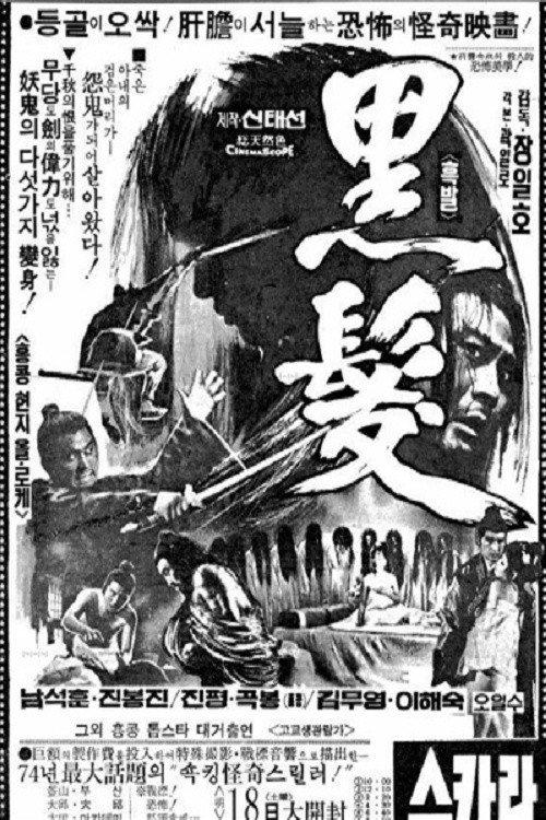 The Black Hair 1974 official movie poster