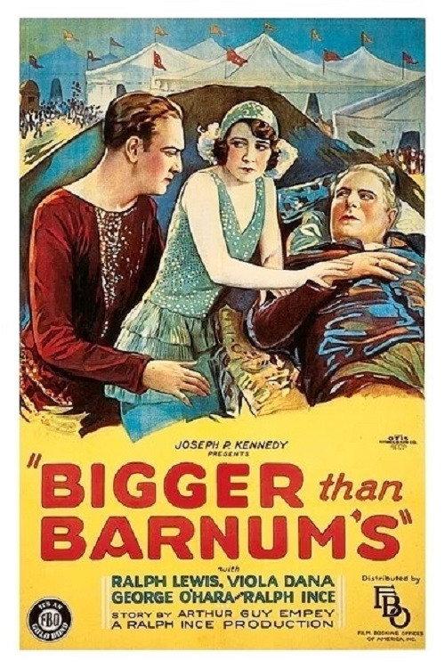 Bigger Than Barnum's 1926 official movie poster