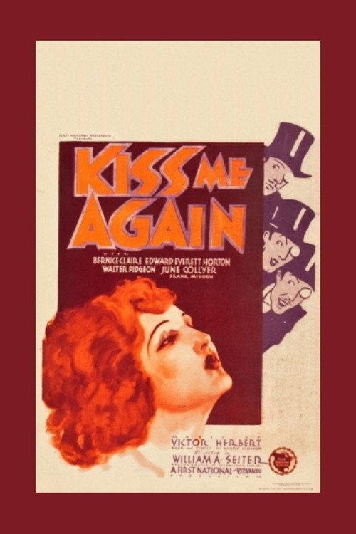 Kiss Me Again 1931 official movie poster