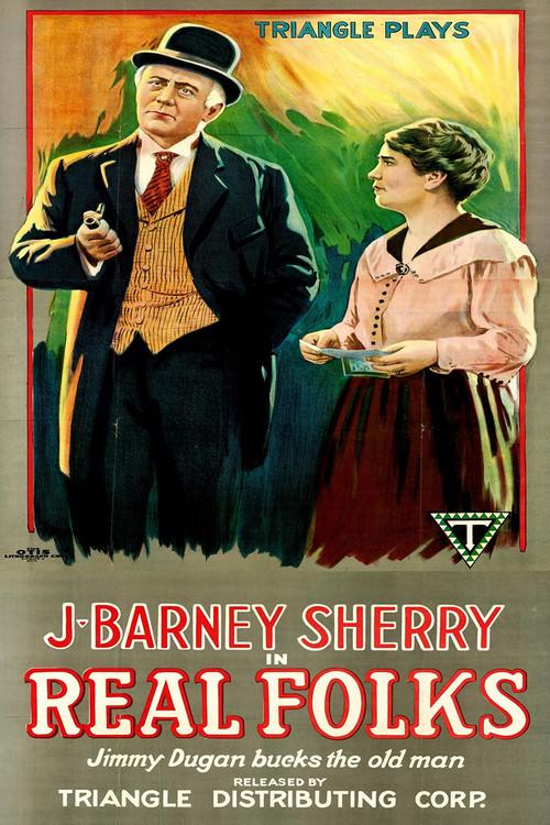 Real Folks 1918 official movie poster