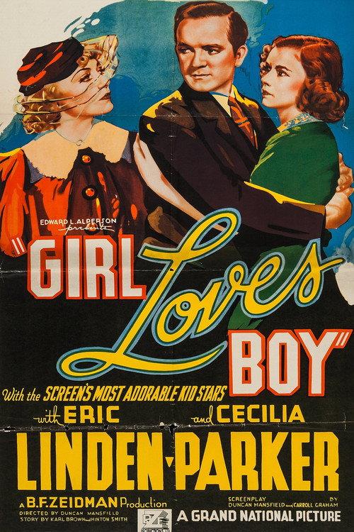 Girl Loves Boy 1937 official movie poster
