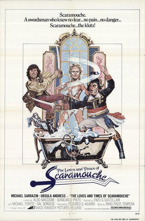 The Loves and Times of Scaramouche 1976 official movie poster