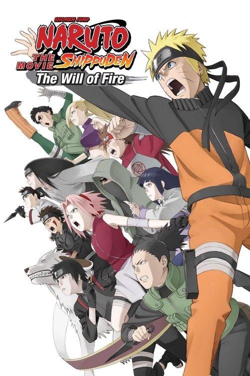 Naruto Shippuden the Movie: The Will of Fire 2009 official movie poster
