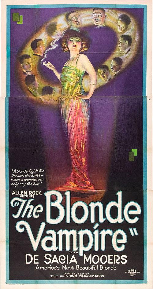The Blonde Vampire 1922 official movie poster