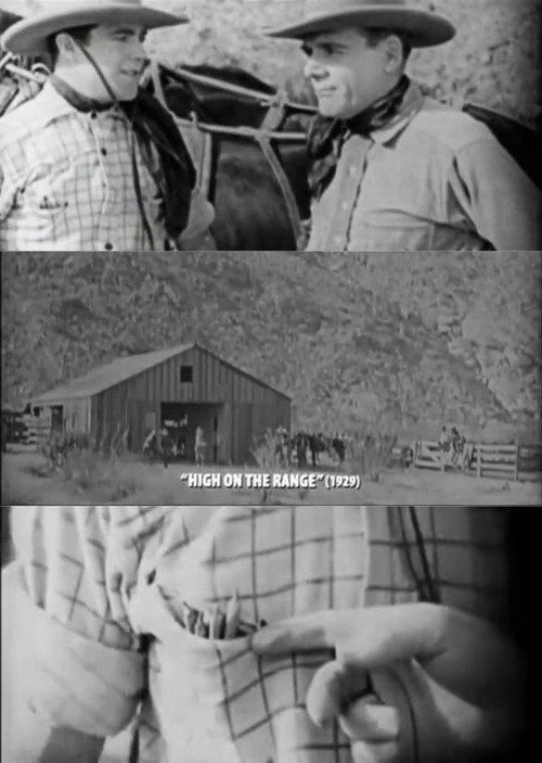 High on the Range 1929 official movie poster