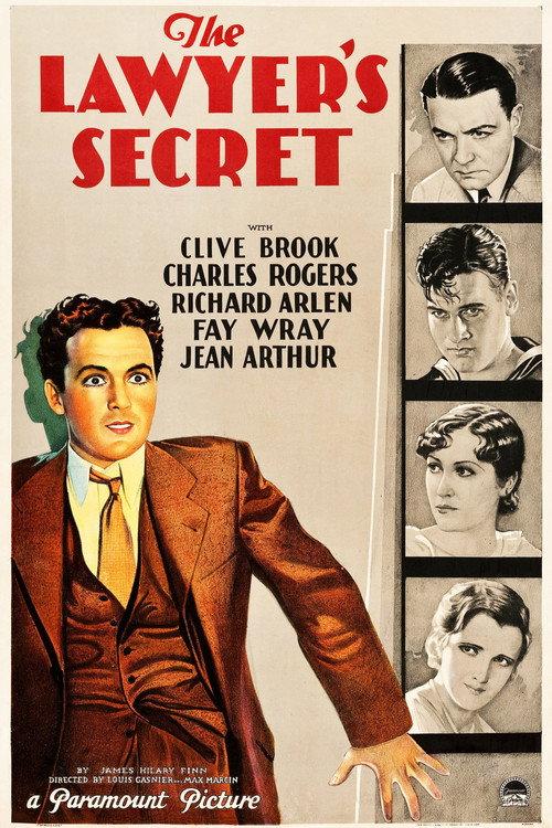 The Lawyer's Secret 1931 official movie poster