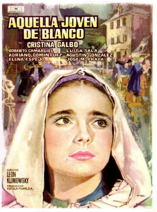 Aquella joven de blanco 1964 official movie poster