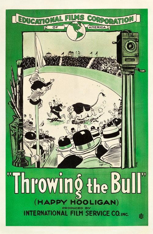 Throwing the Bull 1918 official movie poster