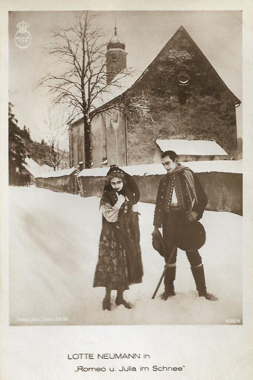 Romeo and Juliet in the Snow 1920 official movie poster
