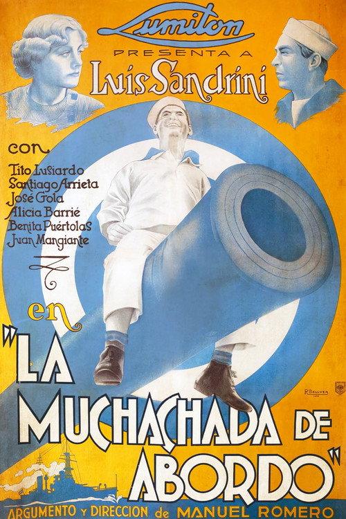 La muchachada de a bordo 1936 official movie poster