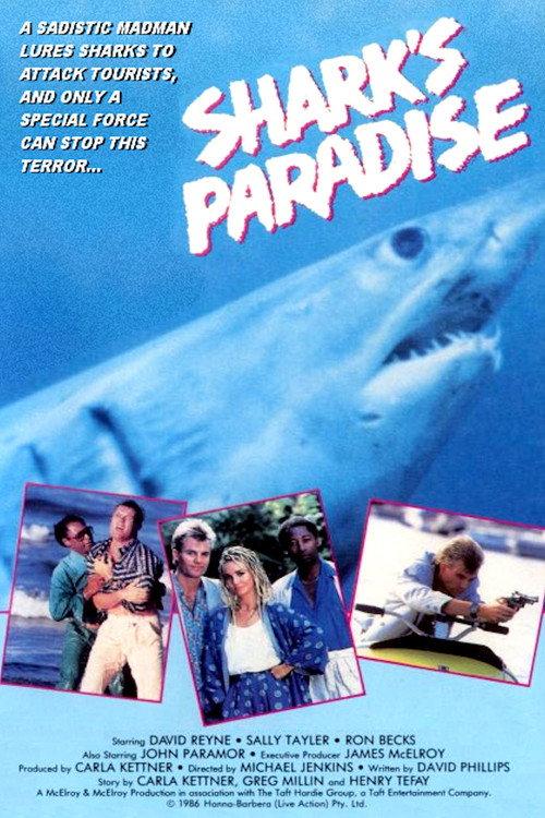 Shark's Paradise 1986 official movie poster
