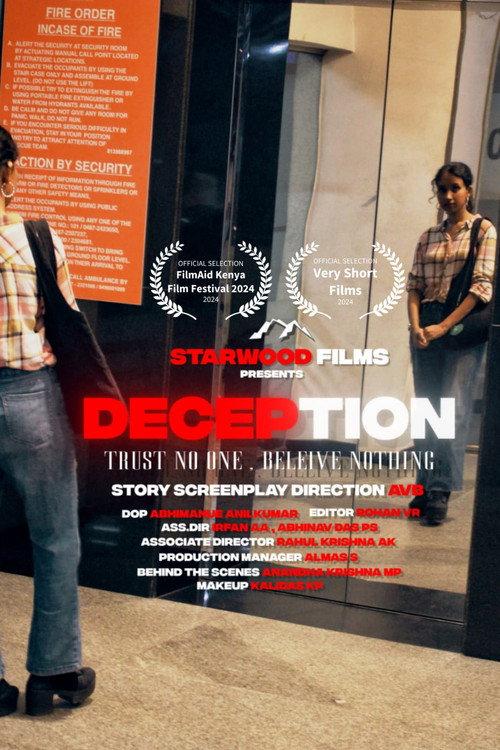 Deception - trust no one, Believe nothing 2024 official movie poster