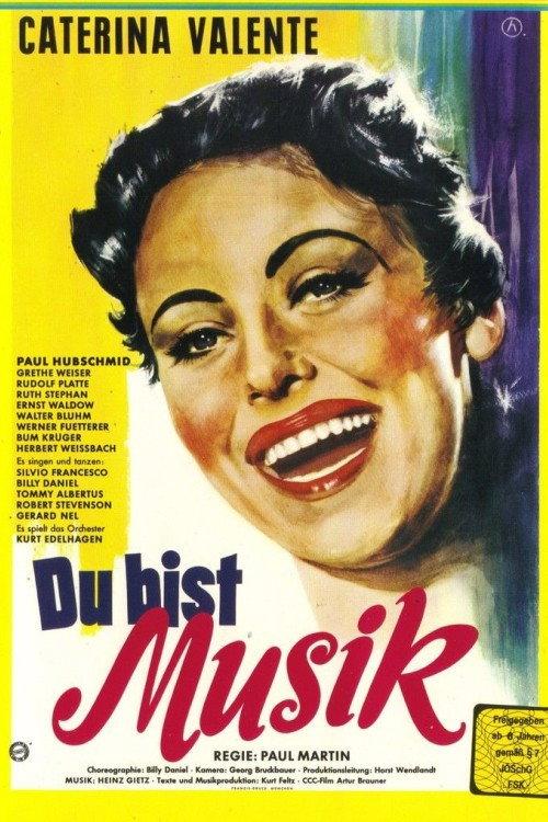 Du bist Musik 1956 official movie poster