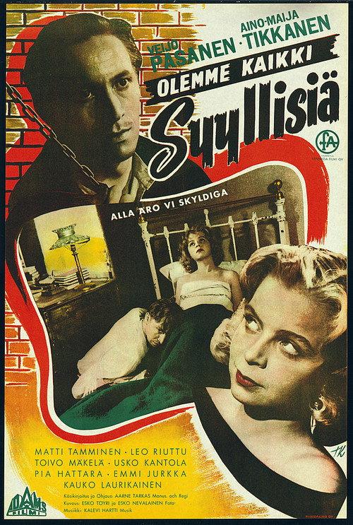Olemme kaikki syyllisiä 1954 official movie poster