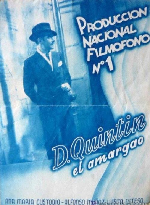 Don Quintin the Bitter 1935 official movie poster